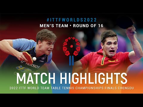 Highlights | Truls Moregard (SWE) vs Martin Allegro (BEL) | MT R16 | #ITTFWorlds2022