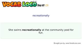 Video thumbnail for recreationally