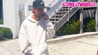 Justin Bieber Is Asked About Kissing Jaden Smith At Coachella & Divorcing Hailey Bieber In WeHo, CA