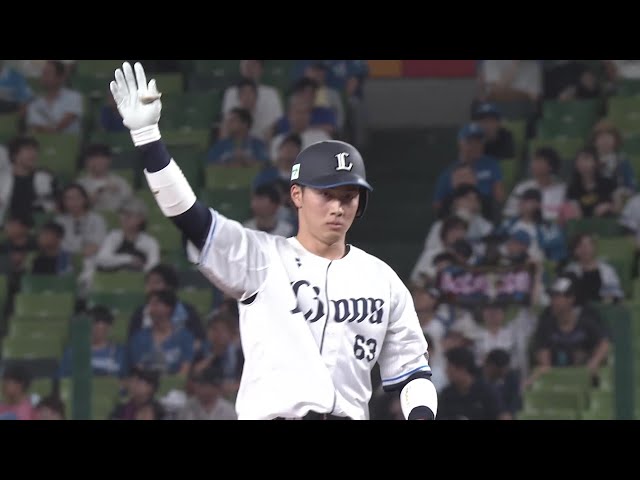 【2回裏】反撃開始!! ライオンズ・長谷川信哉 左中間へタイムリー2ベースを放つ!! 2025年7月17日 埼玉西武ライオンズ 対 北海道日本ハムファイターズ