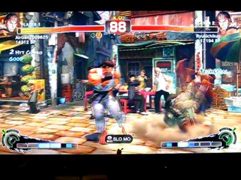 Ryukichikun [Ryu] vs Air [Ryu] SUPER STREET FIGHTER 4 - Japanese Online Ranked Matches