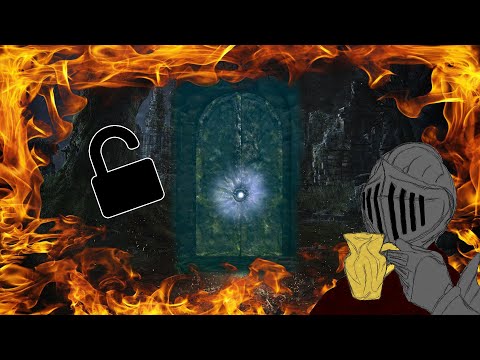 How To Unlock And Open Shiny Door In Darkroot Garden? Dark Souls Remastered