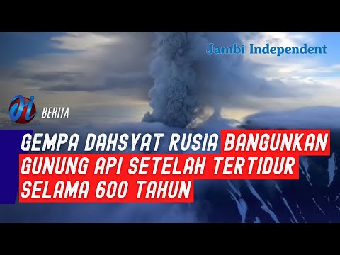 Gempa Dahsyat Rusia Bangunkan Gunung Api Krasheninnikov Sete