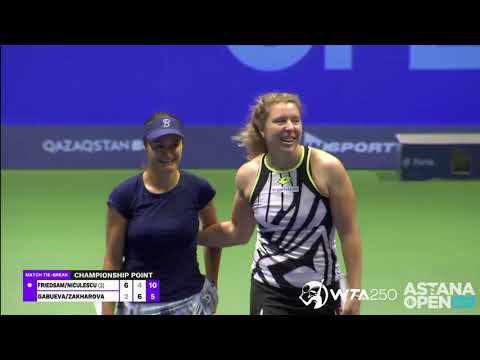 A. Friedsam / M. Niculescu vs A. Gabueva / A. Zakharova Final Highlights | WTA250 Astana Open