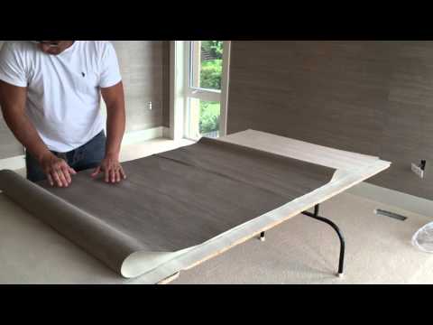 grasscloth wallpaper installation | part 2 of 5