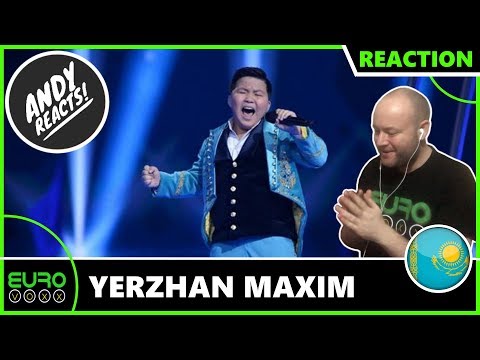 KAZAKHSTAN: Yerzhan Maxim - 'Armanyńnan Qalma' JUNIOR EUROVISION REACTION! | ANDY REACTS!
