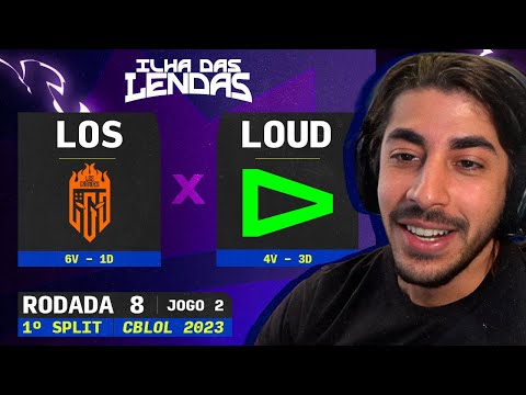 Los Grandes x Loud | CBLOL 2023: 8ª Rodada - 1ª Etapa | Ilha das Lendas