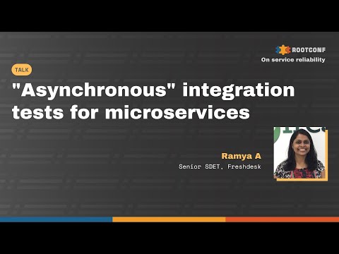Asynchronous Integration Tests for Microservices