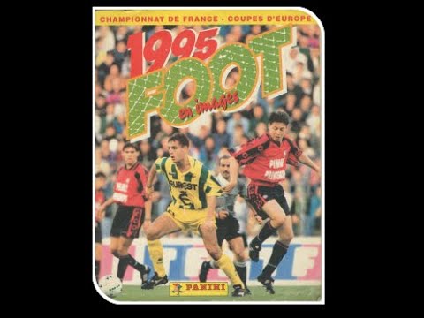 STICKERS PANINI FRENCH CHAMPIONSHIP 1995 FC MARTIGUES