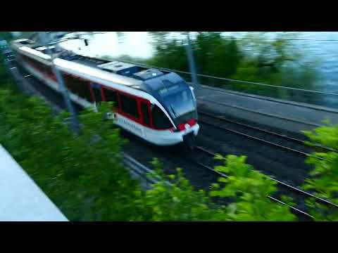 Zb ZentralBahn ABe 130 SPATZ als S4 von Giswil nach Luzern