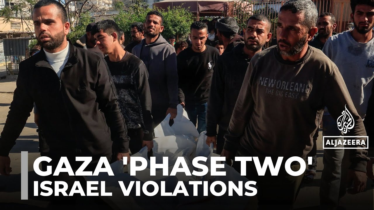 'Phase two' of Gaza ceasefire launched: Violations continue as US plan moves to next stage