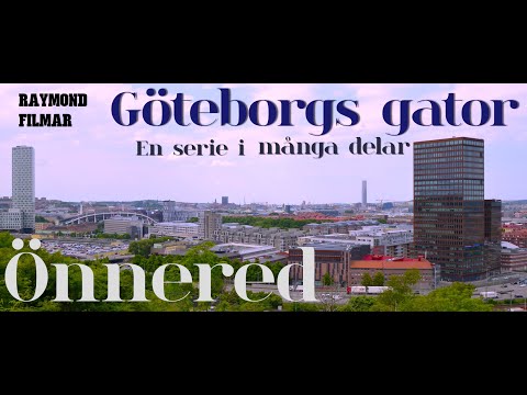 Göteborgs gator. Önnereds Hamnväg med sjöbodar Del 91. 250703