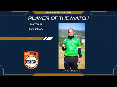 MOM: T.Pazlar - SOS vs LJU | Highlights | FanCode ECS Croatia Day 4 | Croatia 2021