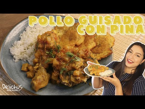 POLLO GUISADO CON PIÑA