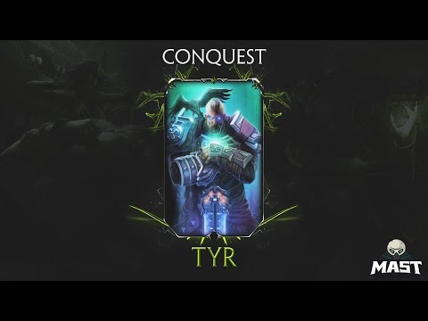 SMITE Season 4 Conquest - Tyr Solo | Tyr is Love, Tyr is Life (1080p 60fps)