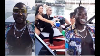 Lil Pump Pulls Up On Gucci Mane's Yacht While Riding Jet Ski