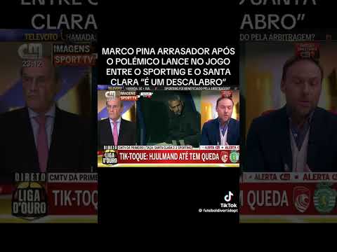 Marco Pina Devastated After Controversial Play in Sporting Clube Portugal vs. Santa Clara Match