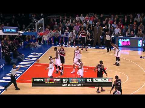 Portland Trail Blazers vs New York Knicks | February 5, 2014 | NBA 2013-14 Season