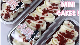 Mini Cakes | Personal Cake Pans | Aluminum Cake Pans | Red Velvet Cake