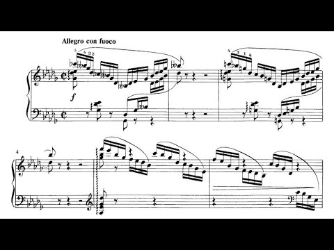 Mily Balakirev - La fileuse in D-flat major (audio + sheet music)