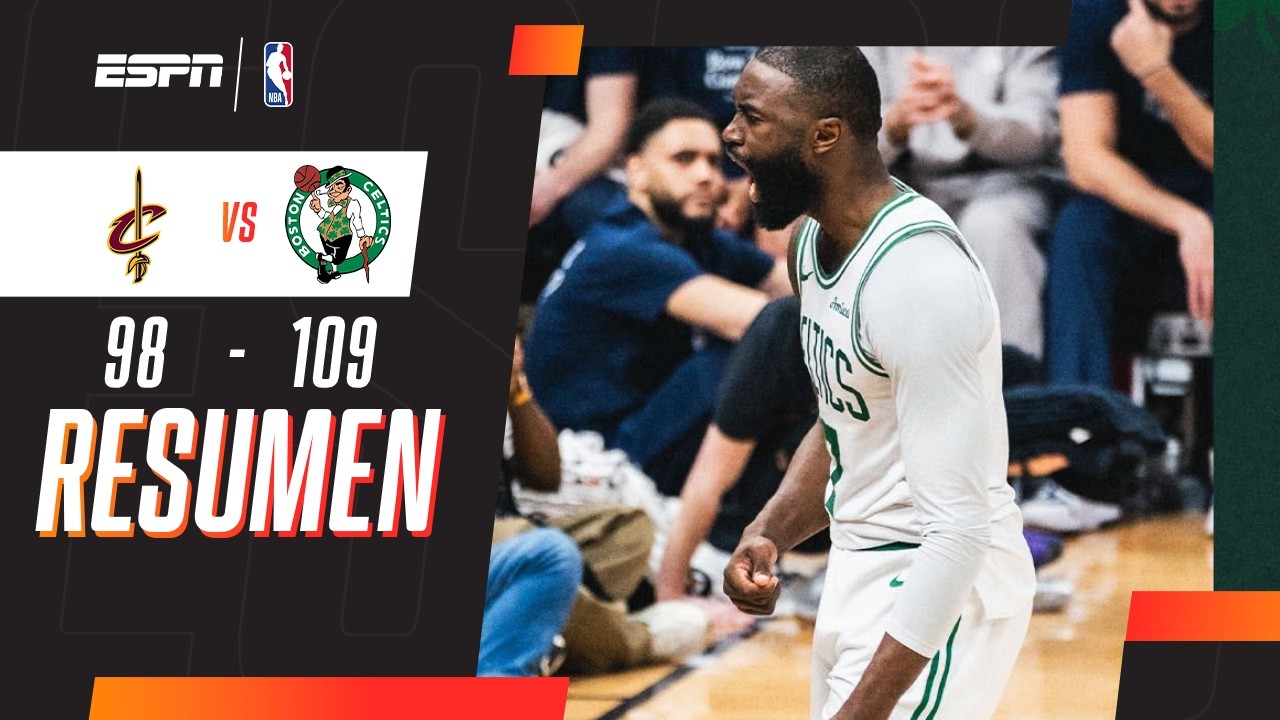 BROWN FUE EL MEJOR ANOTADOR PARA LOS CELTICS EN SU TRIUNFAZO | Cleveland 98-109 Boston | RESUMEN