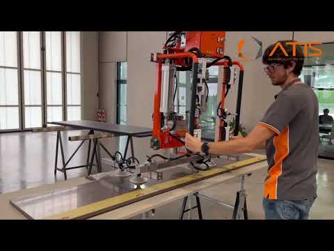 Manipulateur à ventouse pour panneaux et planches