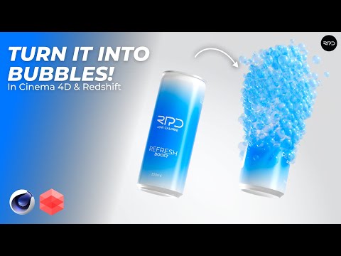 Turn your Models into Bubbles! Cinema 4D Tutorial