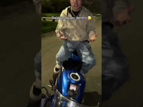 Dejé las llaves dentro de la moto 😔