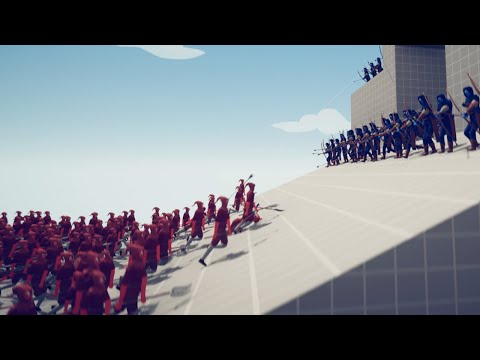 100x ARCHERS vs FARMERS HORDE - Totally Accurate Battle Simulation