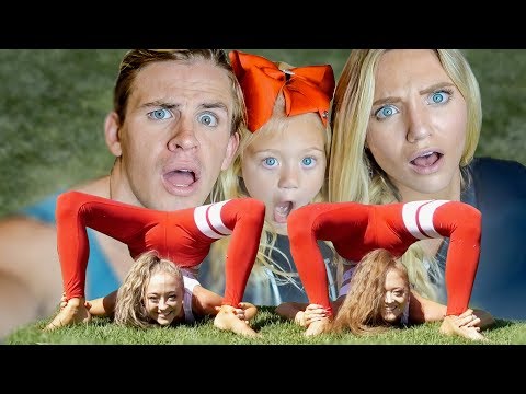 PROFESSIONAL TWIN GYMNAST TEACH US HILARIOUS YOGA POSES!!! (IMPOSSIBLE)