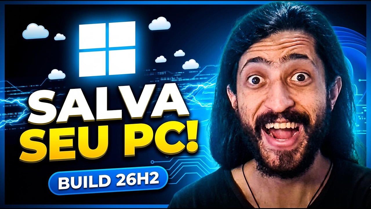 Windows 26H2: NOVA FUNÇÃO que pode SALVAR seu PC! (Build 26300.8772)