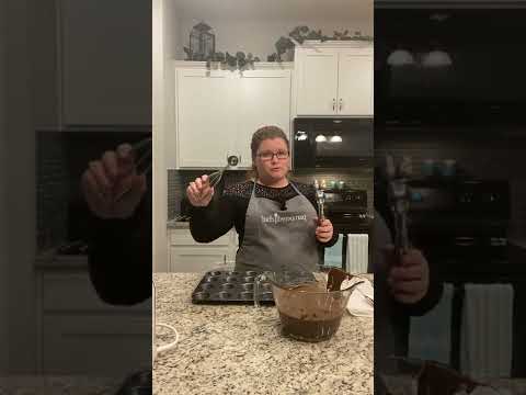 Mini Tuxedo Brownies