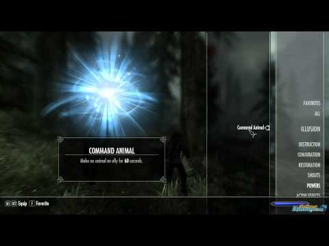 How to use Command Animal as Wood Elf (Bosmer) in Skyrim