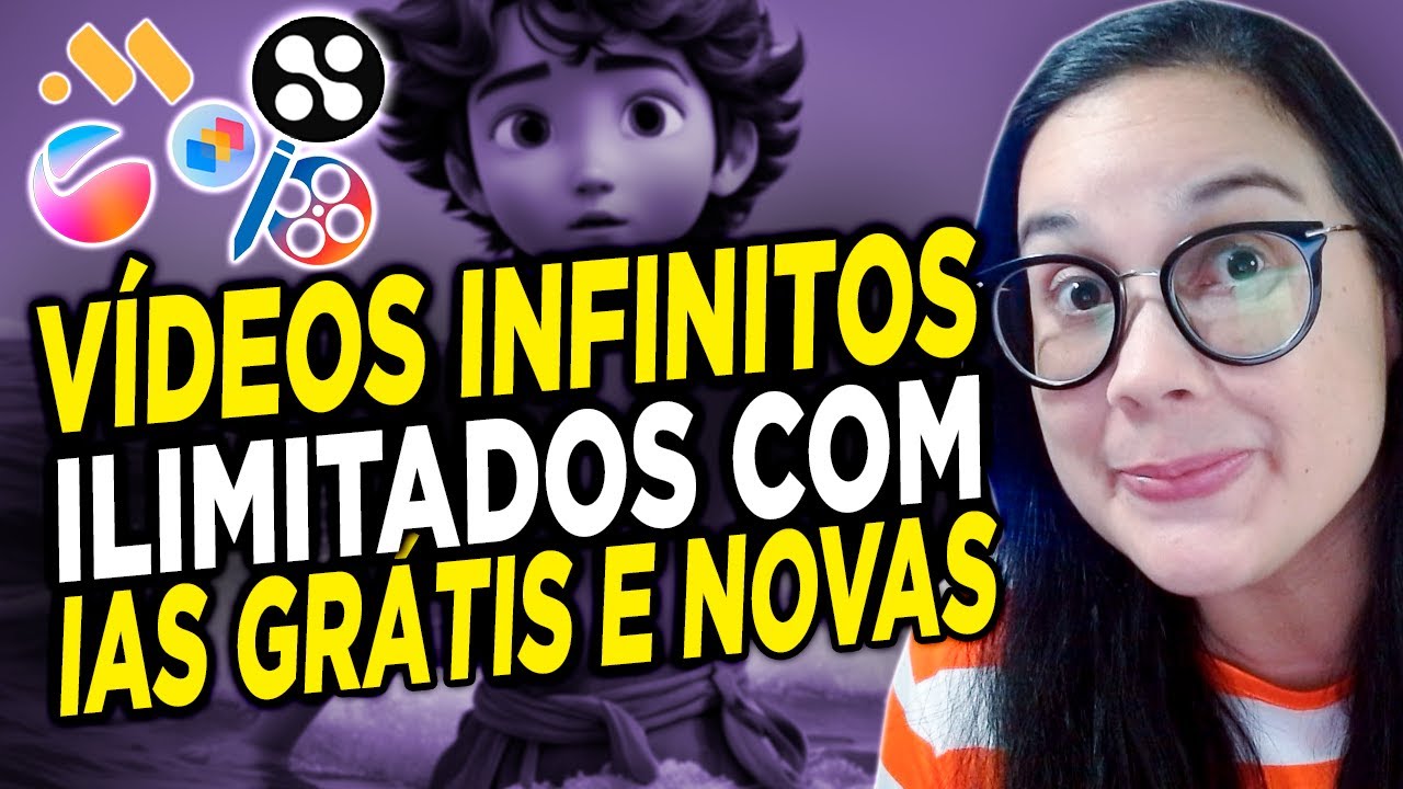 5 MELHORES Ferramentas de IA GRÁTIS 100% para Criar VÍDEOS INFINITOS e ILIMITADOS