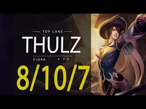 LOL ProTV - Thulz - FIORA TOP vs YASUO (10/03/2017)