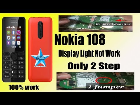 Nokia 108 Display Light Jumper || Nokia Rm 944 Display Light Solution