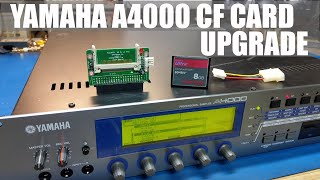Video thumbnail for Yamaha A4000 Sampler Simple Compact Flash Drive Upgrade for under $15 by bradthx