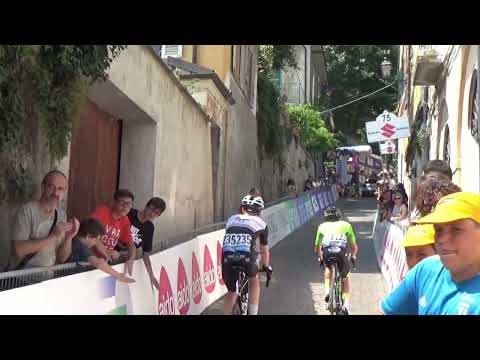 Giro d'Italia 2022  Giovani Under 23  IL MURO DI PINEROLO
