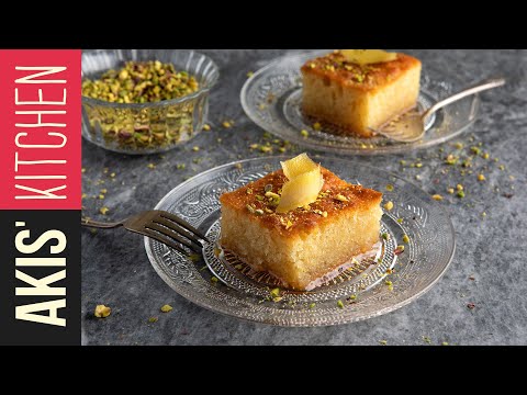 Greek Semolina Cake (Ravani) | Akis Petretzikis
