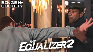 The Equalizer 2: Apartment Fight Scene HD CLIP