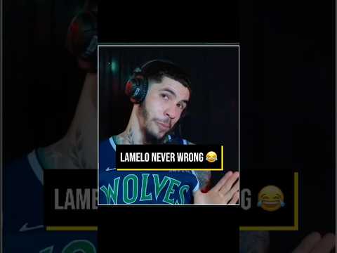 “Even if l’m wrong, l’m right” 😂 #lameloball #lonzoball #nba #timberwolves #basketball