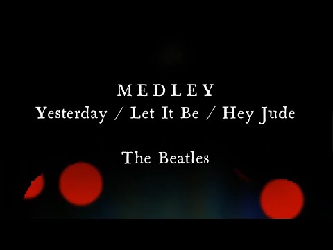 The Beatles Medley Yesterday Let It Be Hey Jude Karaoke Version