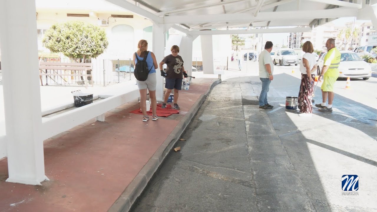 Trabajos de pintura en todo el término
