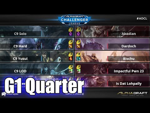 Cloud 9 Tempest vs Legendary | Game 1 Quarter Finals AlphaDraft Challenger League | C9T vs LEG G1
