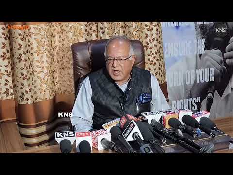 Ladakh unrest is BJP’s own creation. The same people who once cheered Article 370 abrogation now feel betrayed by unkept promises;  Youth anger, joblessness, and denial of Sixth Schedule rights pushed them to streets: JKPCC Chief Tariq Karra in a Press Conference.