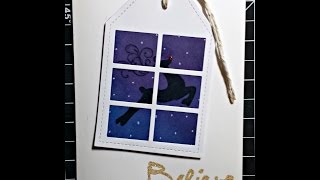 Caffeinated Papercuts: 12 Days of Cards Day 2 - A Visit from Rudolph