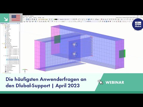 [EN] Webinar | Die häufigsten Anwenderfragen an den Dlubal-Support | April 2023