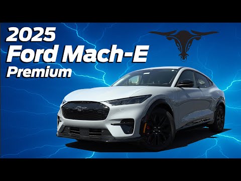 Thumbnail for 2025 Ford Mustang Mach-E Premium Walkaround | Glacier Gray EV Tour with Ricky Sanchez by Ford Mustang Mach-E