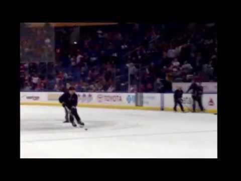 Buffalo  Sabres ice crew do a shootout on April 8, 2014