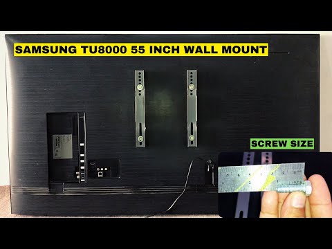 SAMSUNG UA55TU8000 TV WALL MOUNT